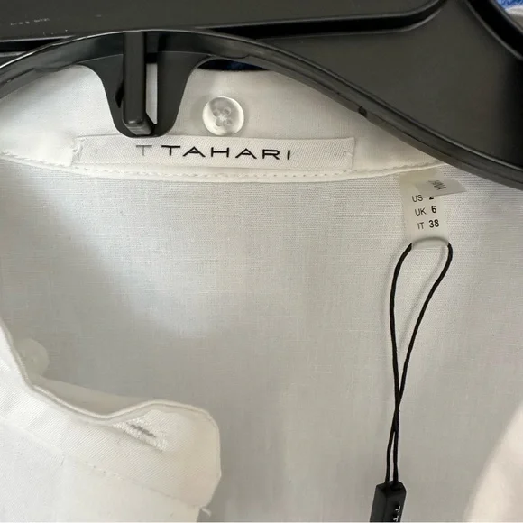 NWT | T TAHARI | White Melitta Dress - Picture 8 of 8